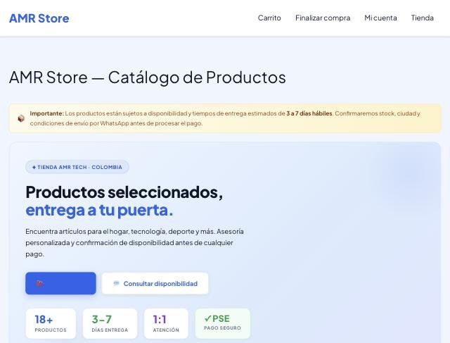 AMR Store Catálogo